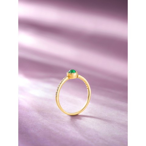 沙弗莱钻石18K金项链 CH055 （主石1.01ct 副石0.28ct 含链总重量3.83g）